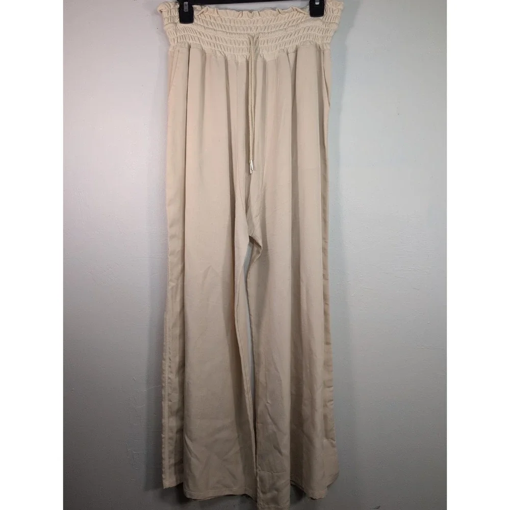 Free people FP Movement wide leg pants Small Beige